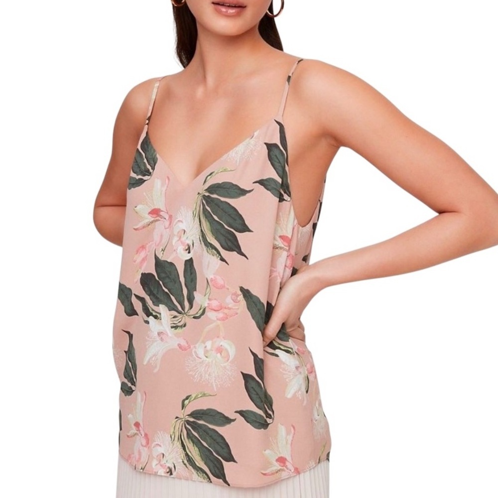 Babaton Everly camisole floral with adjustable straps Sz XS excellent condition